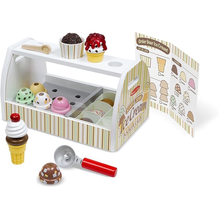 Melissa & doug scoop on sale & serve ice cream counter